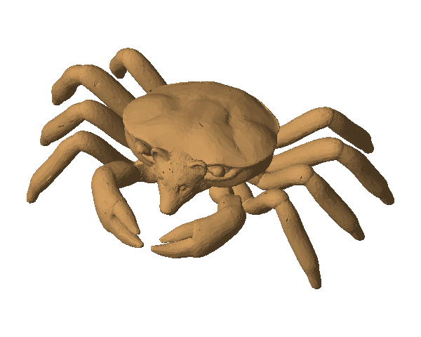 Krab – detailná soška