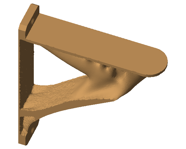 Konzola police do steny, veľká