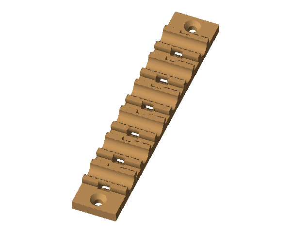 Držiak na 6 káblov pod stôl