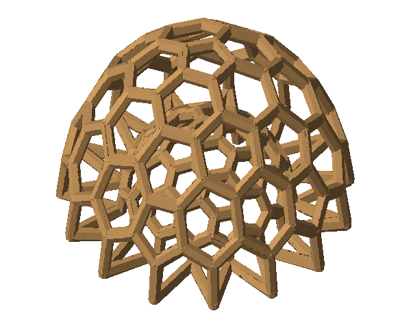 Stojan na perá – buckyball